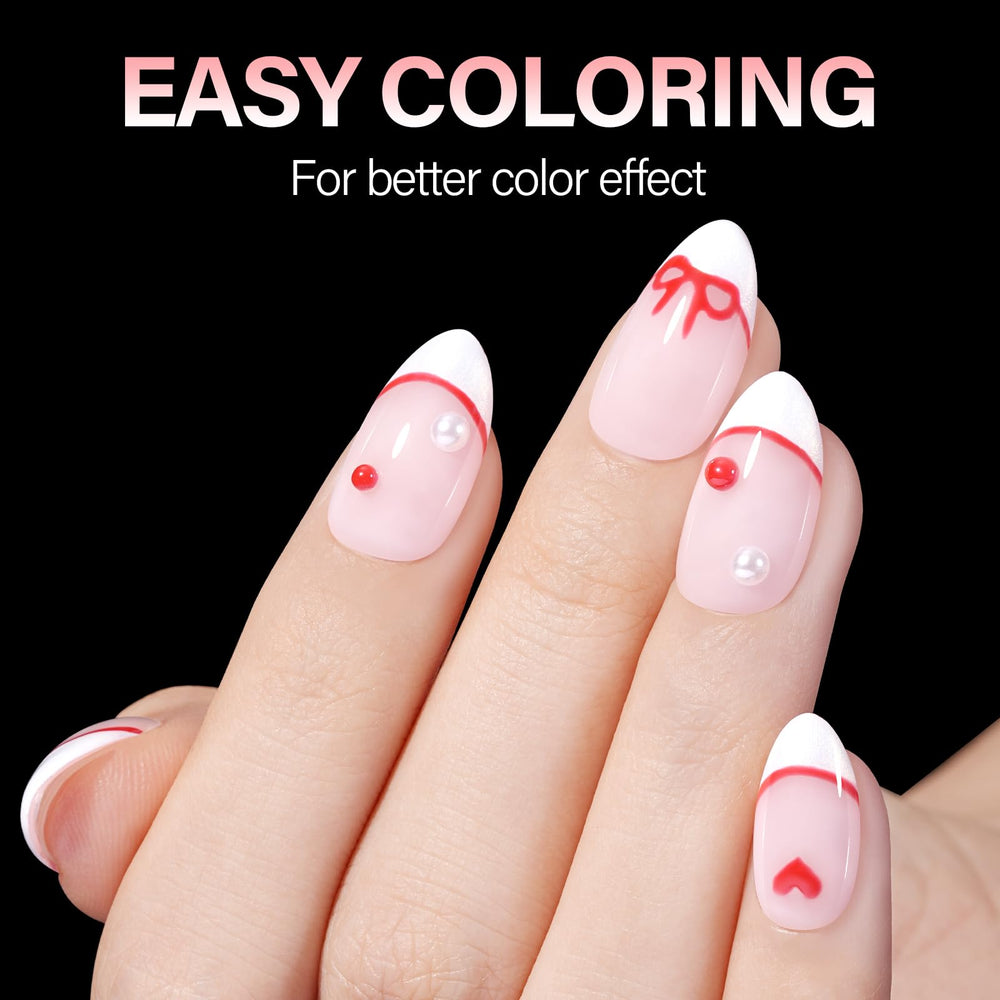 AILLSA clear full cover nails offer a seamless canvas for polish and decorative designs.