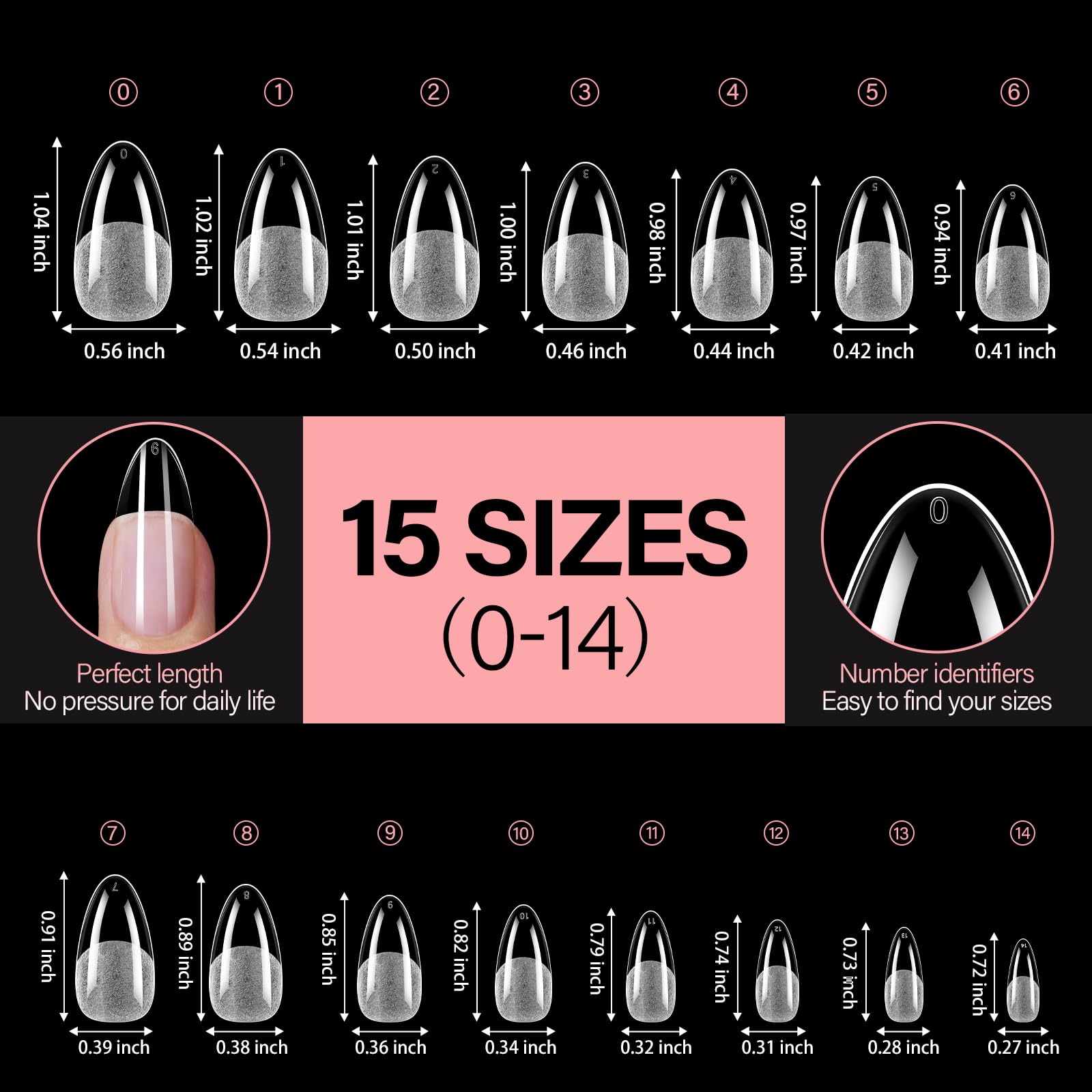 AILLSA tips compatible with gel polish and adhesives for DIY versatility.