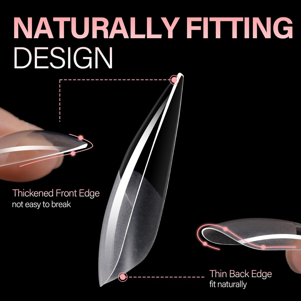 AILLSA gel jelly nail tips durable and flexible for everyday use