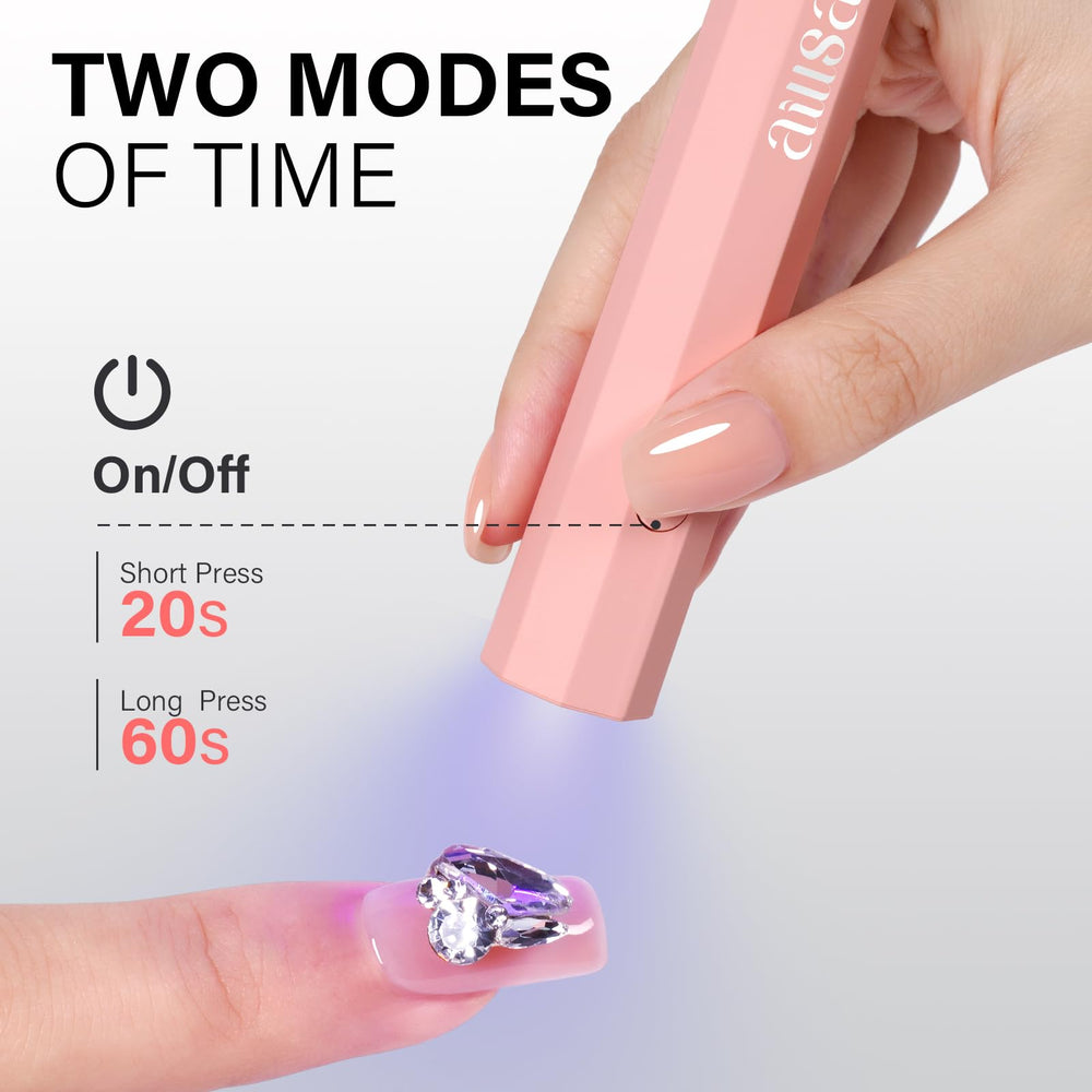 AILLSA nail light with 20s and 60s modes for flexible curing