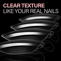 AILLSA thin back edge design helps the tips sit neatly along the natural nail.