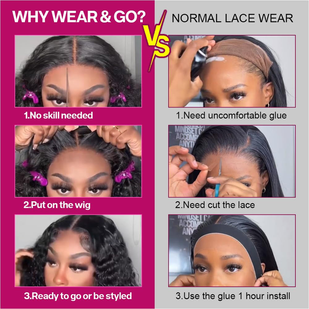 Ailwelia Curly Bob Wig half-up down styling idea for versatile looks