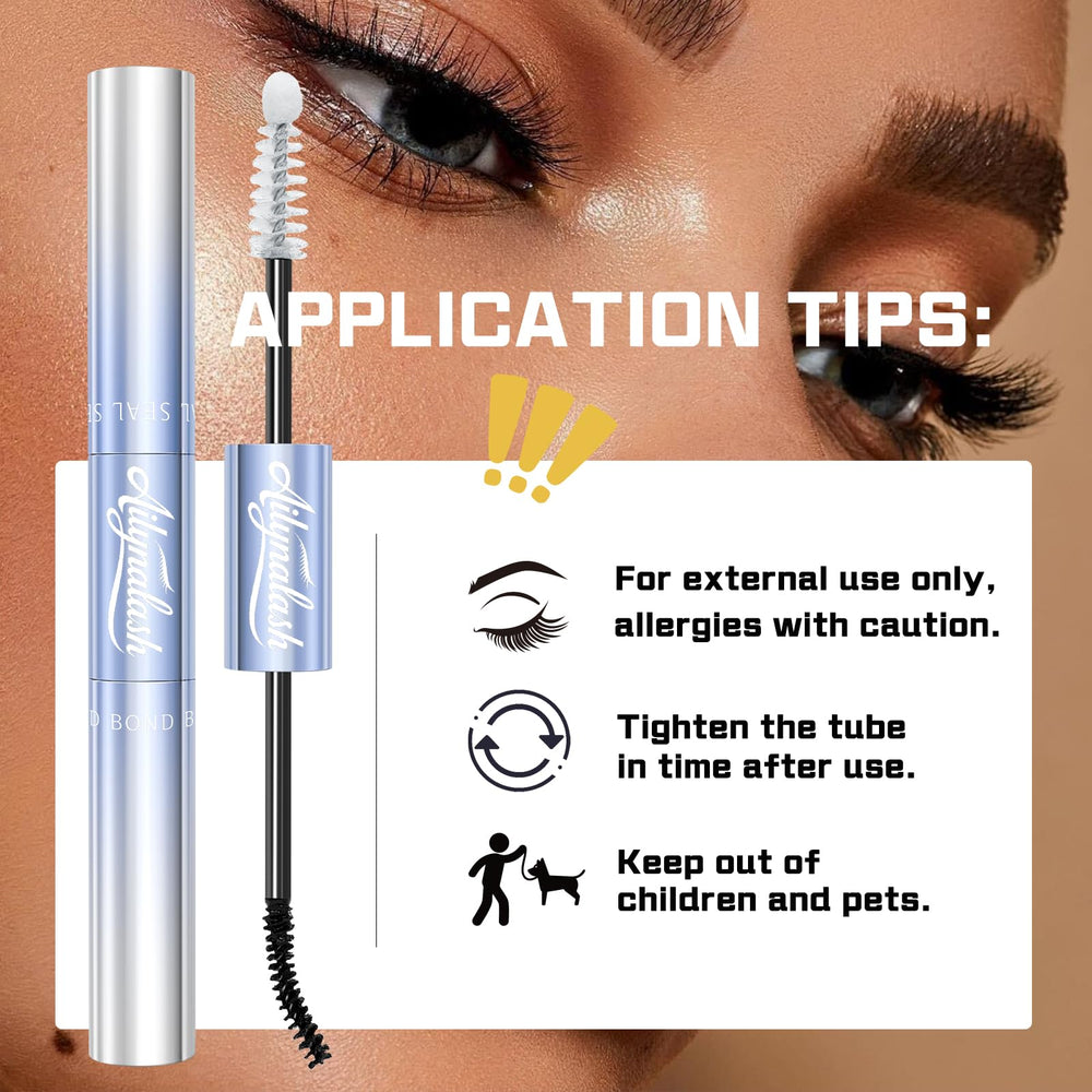 Ailynalash brand packaging and logo conveys trusted lash extension products.
