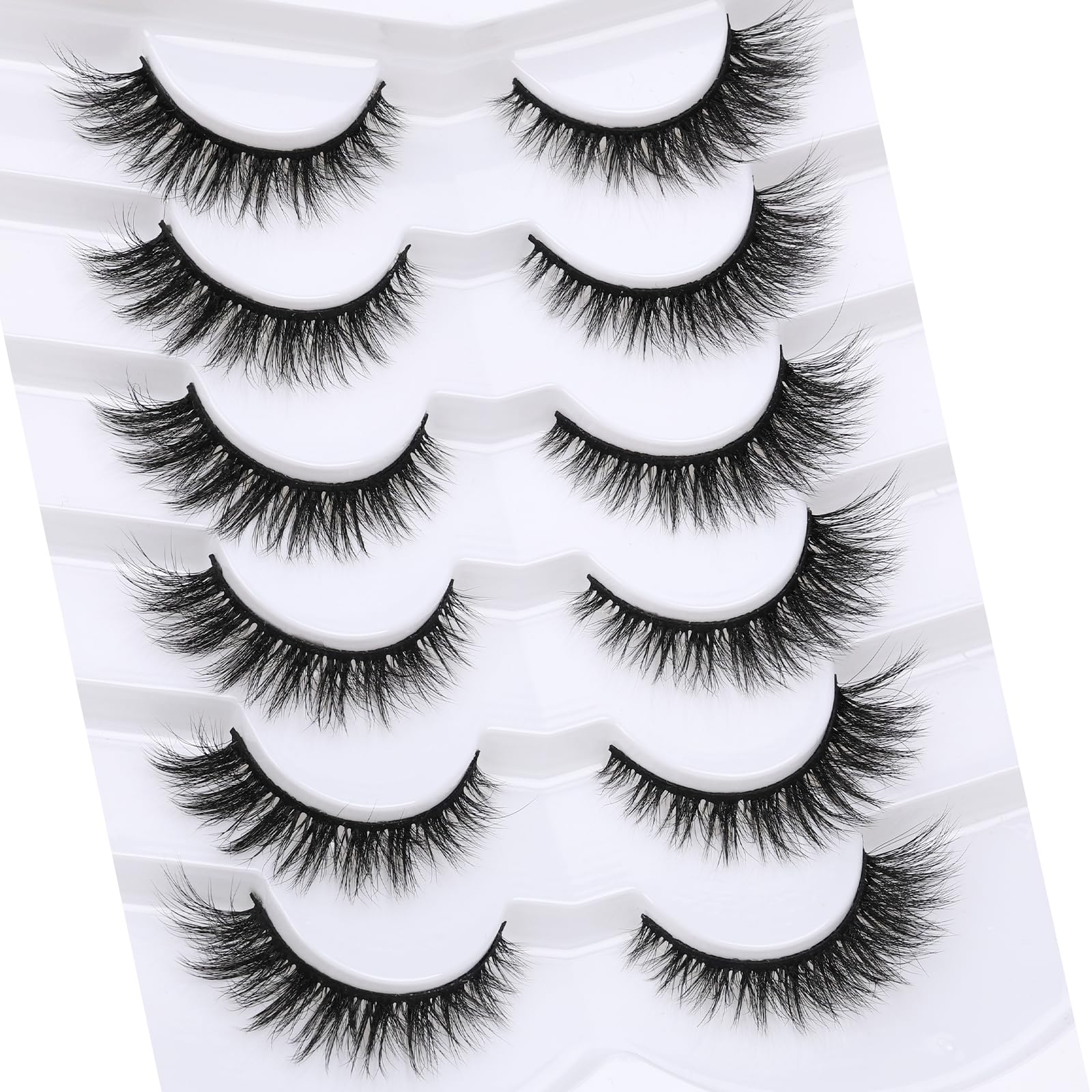 Ailynalash six-pairs pack enables versatile style options.
