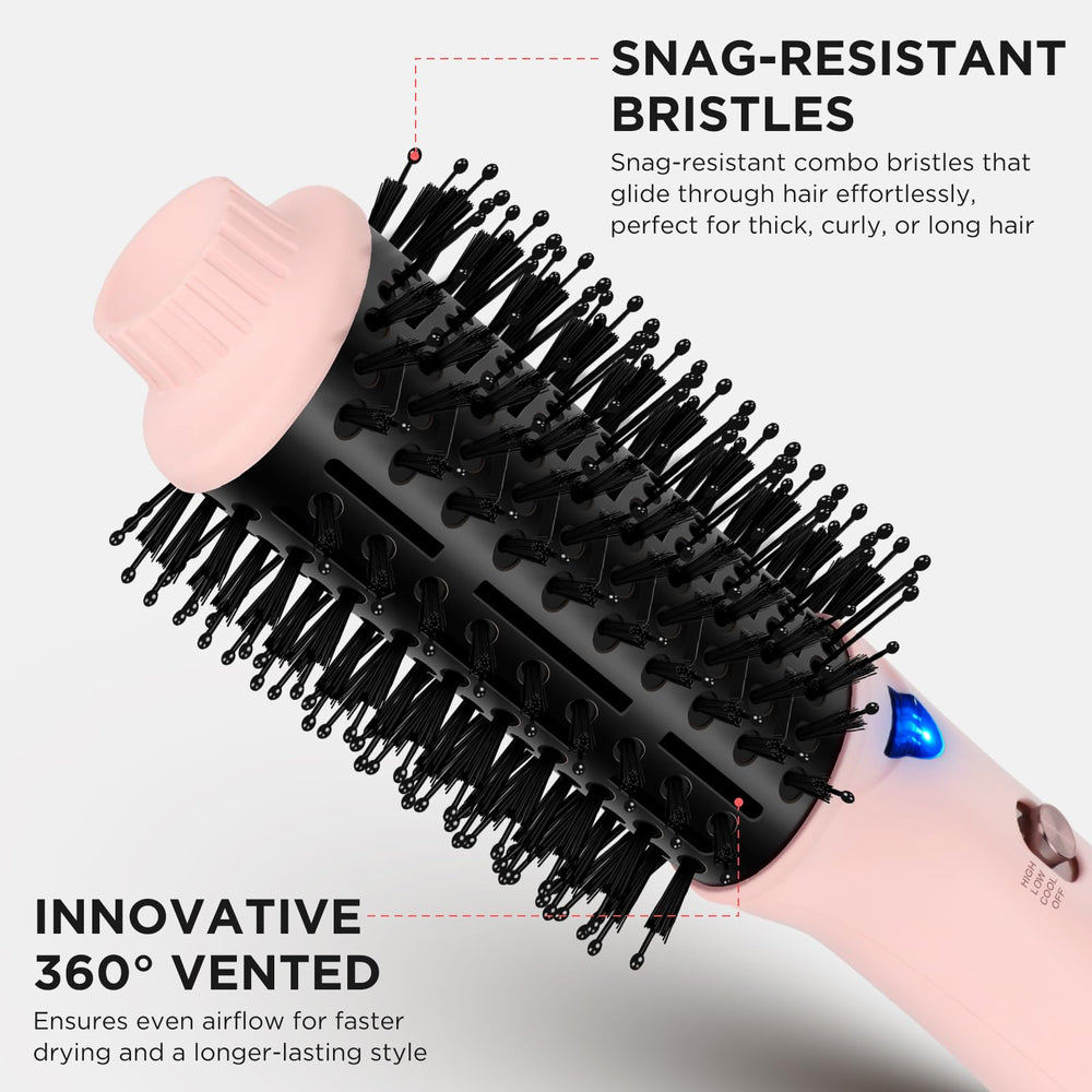 Aima Beauty adjustable heat with cool, low, and high settings for different hair types.
