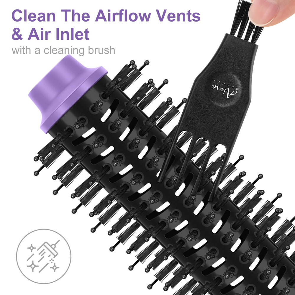Aima Beauty Hot Air Brush compact size good for travel-ready drying