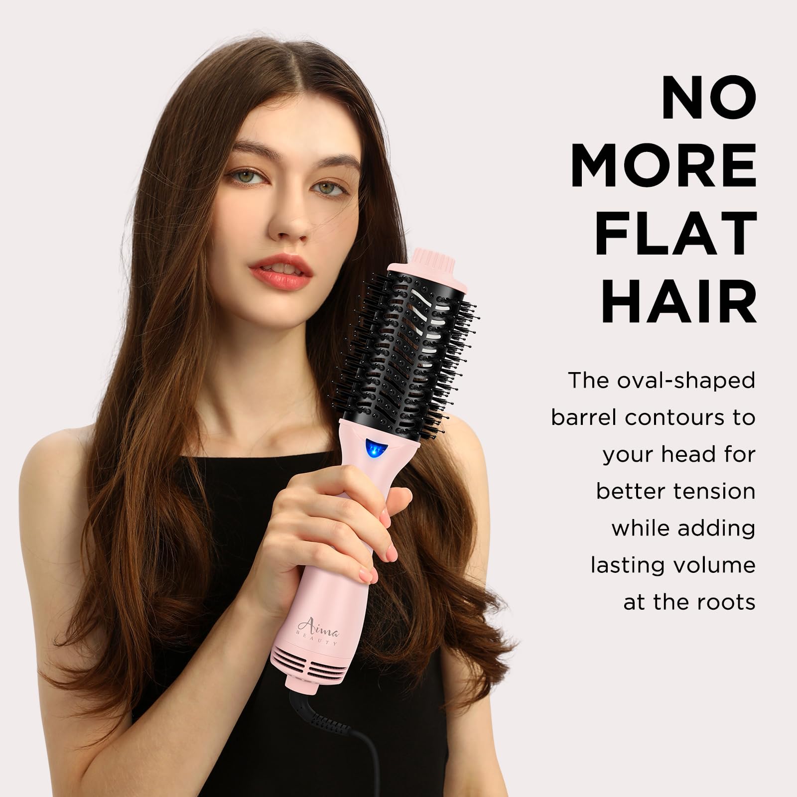 Aima Beauty ionic ceramic technology for shine and reduced static.