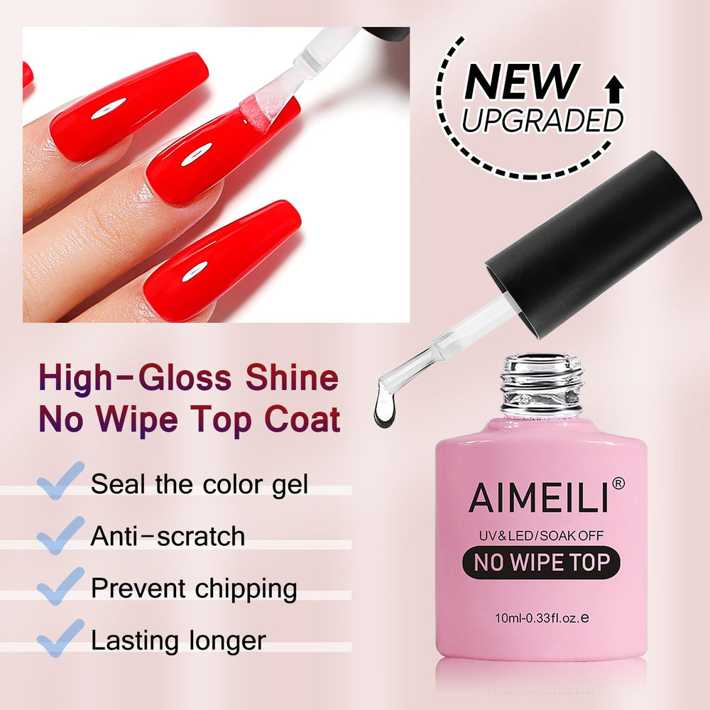 AIMEILI brillo espejo en uñas, efecto duradero y deslumbrante.