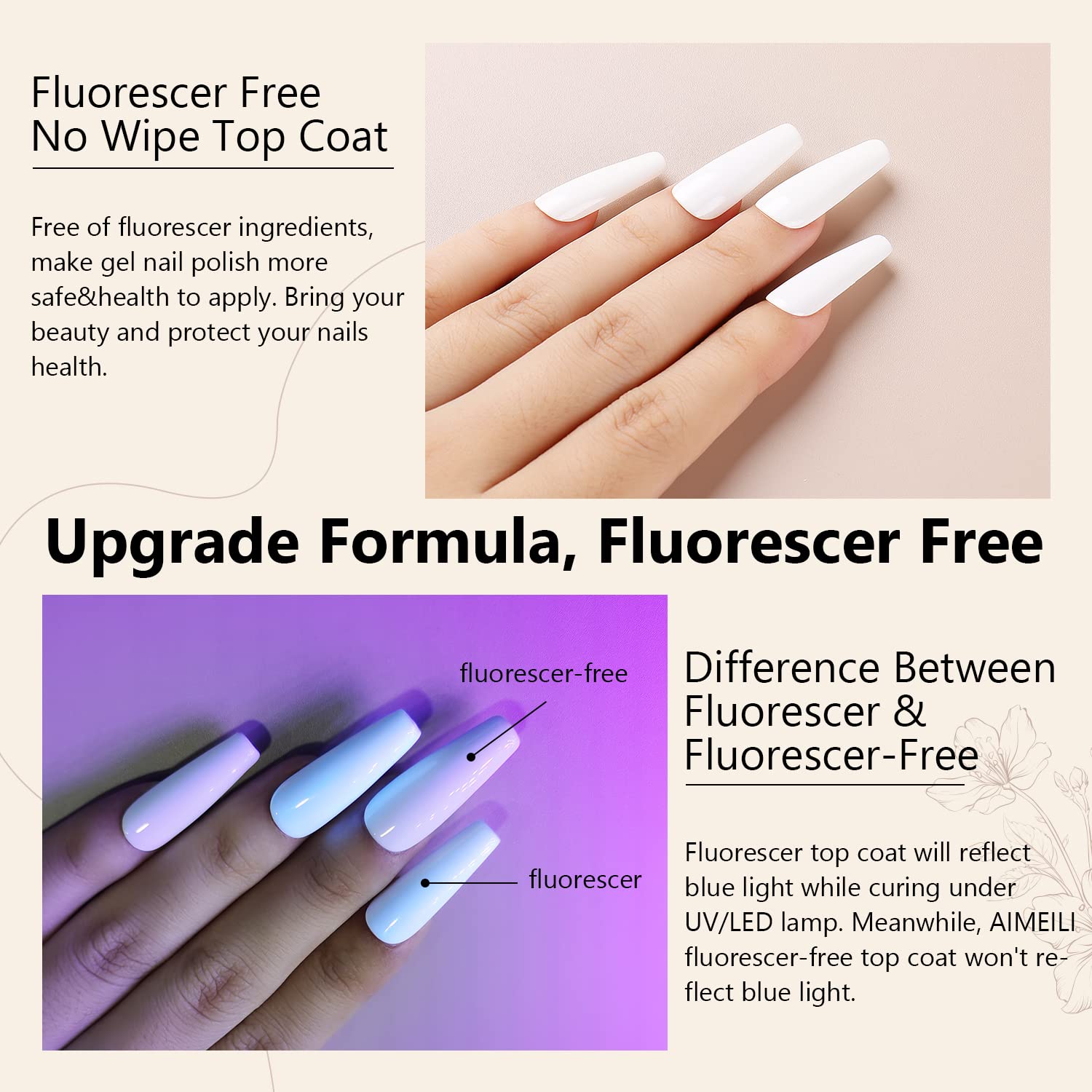 Mantenimiento fácil de manicura en casa con AIMEILI.