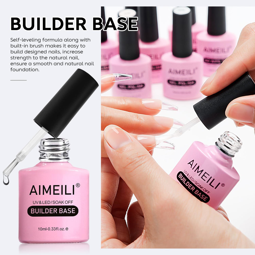 AIMEILI vegan cruelty-free packaging highlights included components.