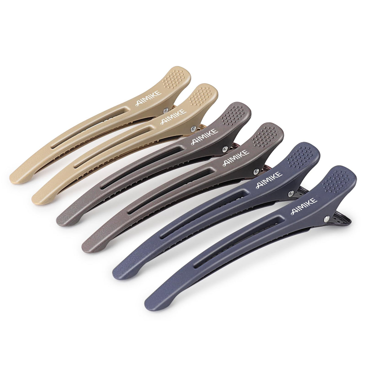 AIMIKE hair sectioning clip with silicone band for crease-free styling
