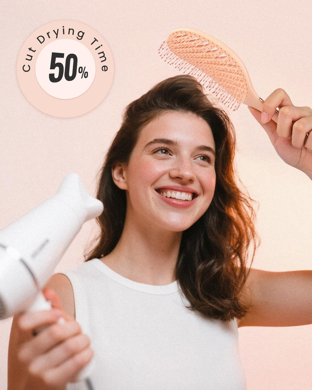 Kids-friendly AIMIKE detangler smooths tangles for a gentle morning routine.