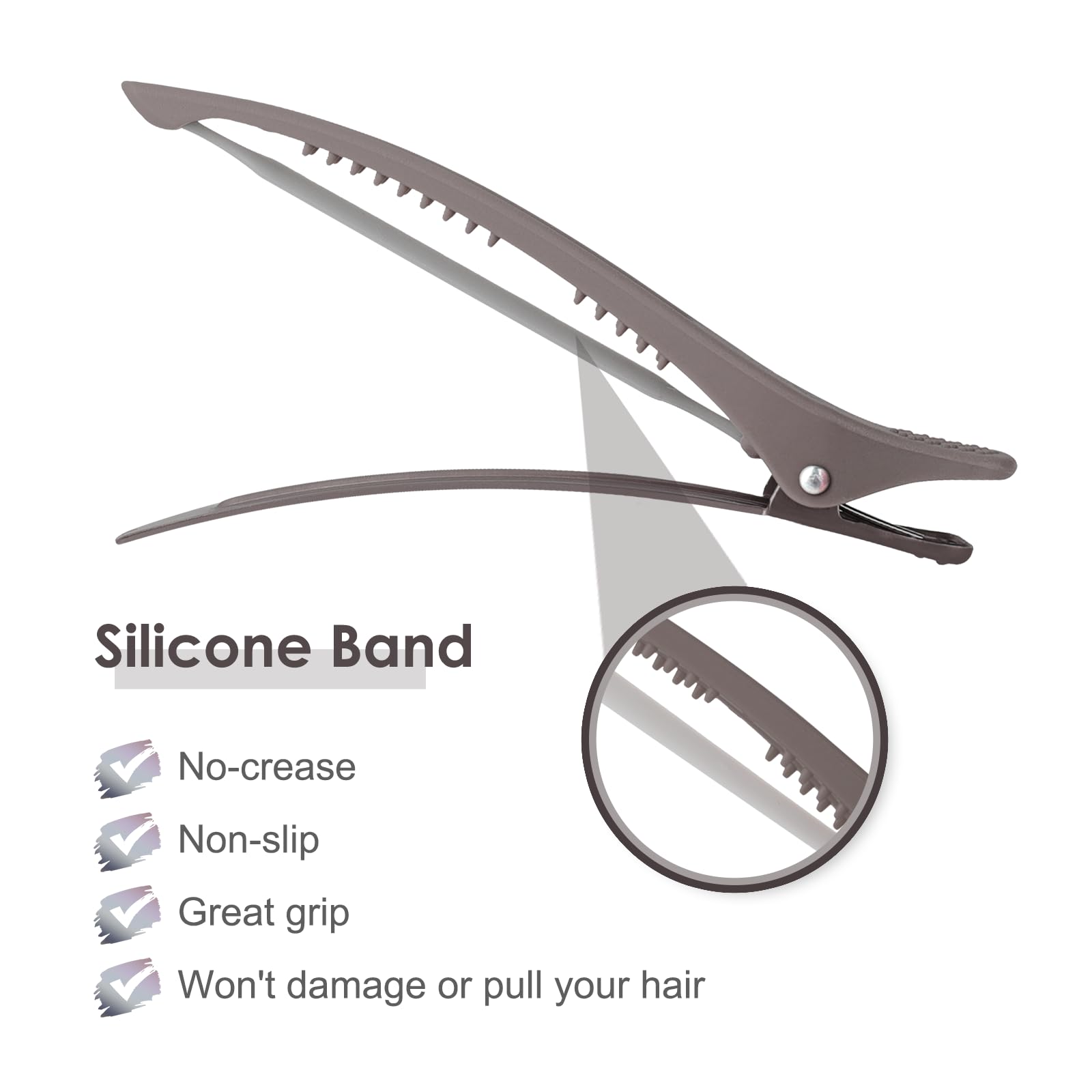 AIMIKE clip with rust-resistant metal bottom for durability