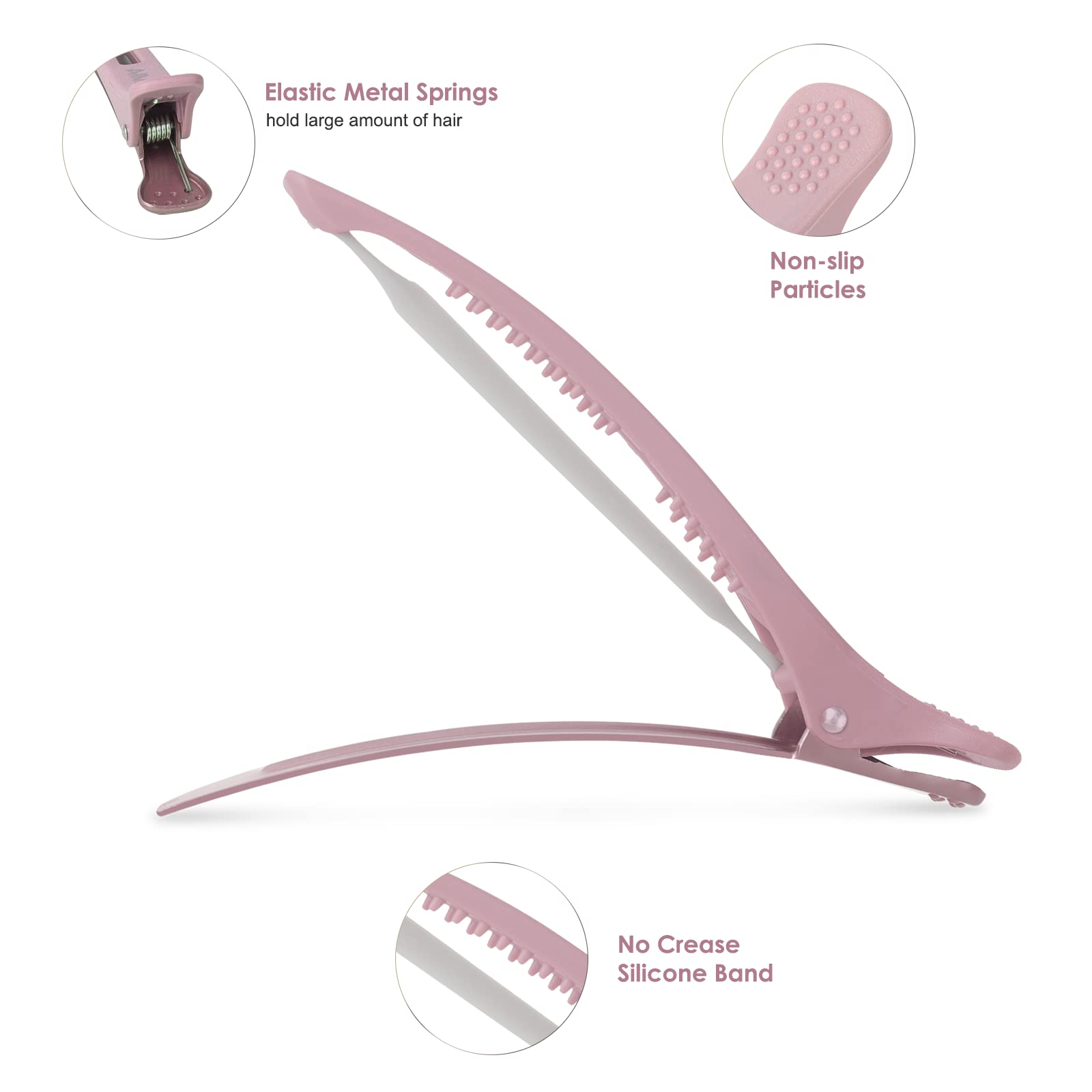 AIMIKE Morandi color hair clip; elegant tone enhances everyday styling.