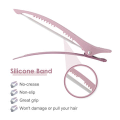 AIMIKE non-slip duckbill clip keeps hair in place while styling.