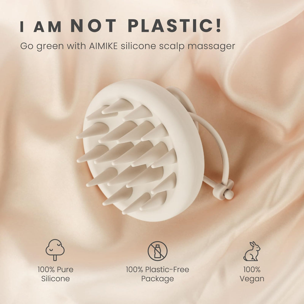 AIMIKE one-piece silicone design enhances durability and comfortable shower use