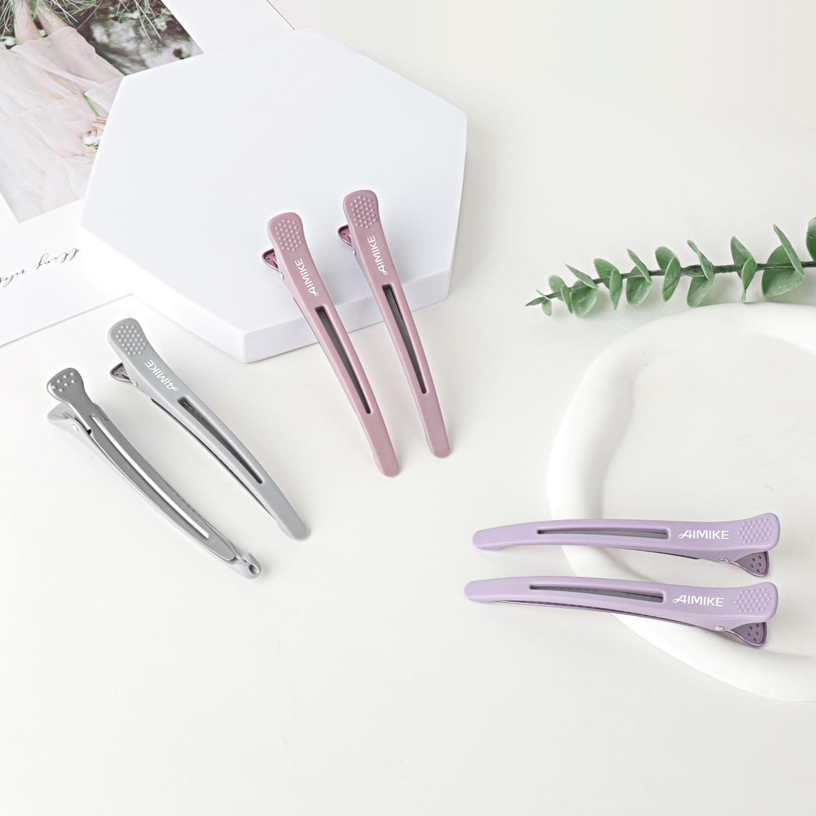 AIMIKE professional salon-use clip set for versatile styling.