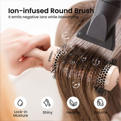 AIMIKE ergonomic one-piece handle provides comfortable grip during blowouts.