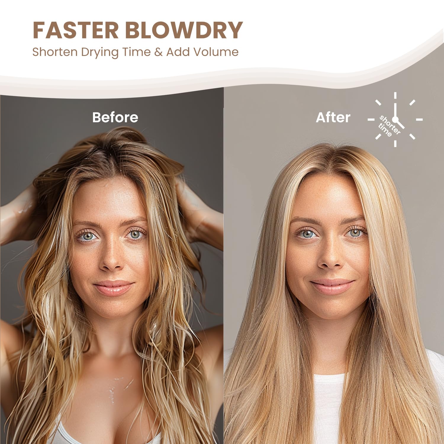 AIMIKE easy styling round brush for everyday looks