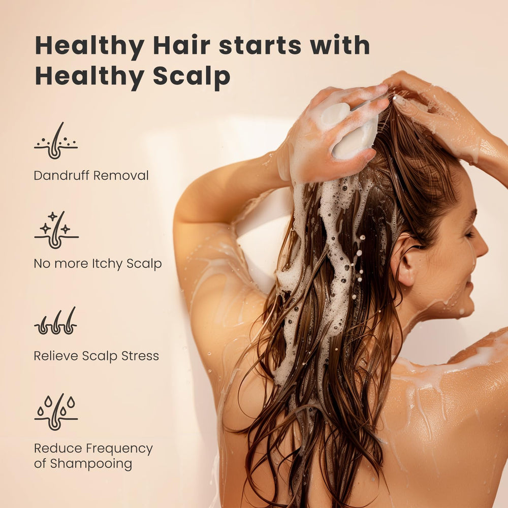 AIMIKE scalp massager stimulates circulation and helps distribute scalp oils