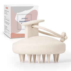 AIMIKE scalp massager brush with soft silicone for gentle cleansing