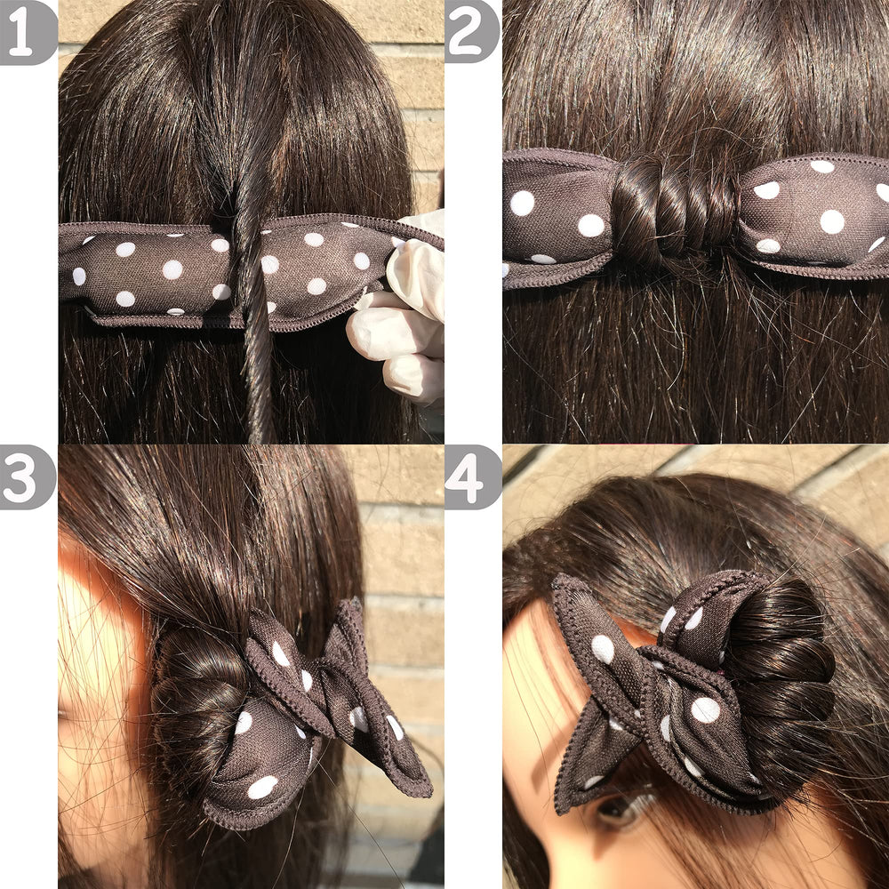 Using no-heat Aimin rollers overnight to create soft waves without damage.