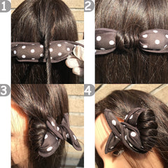 Using no-heat Aimin rollers overnight to create soft waves without damage.