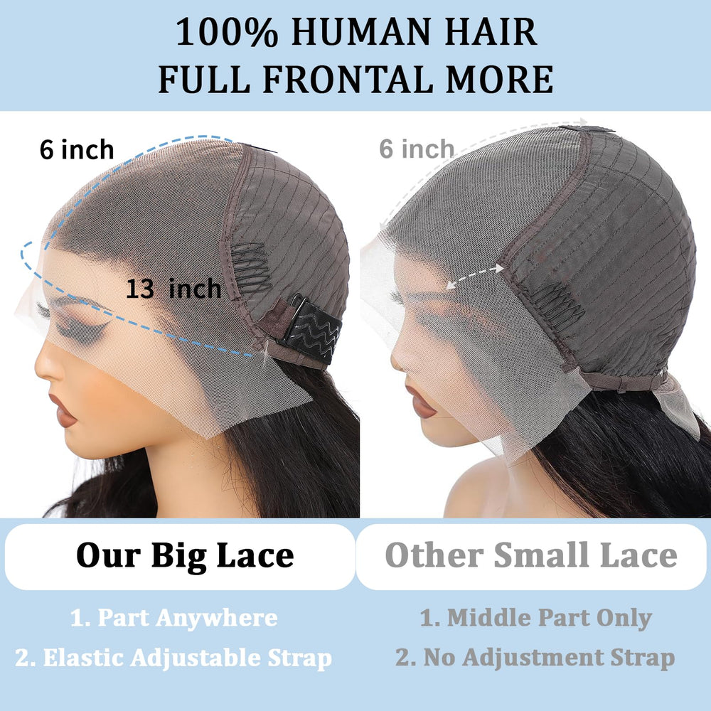 Aimqueen glueless 200 density wig with adjustable strap for secure wear.