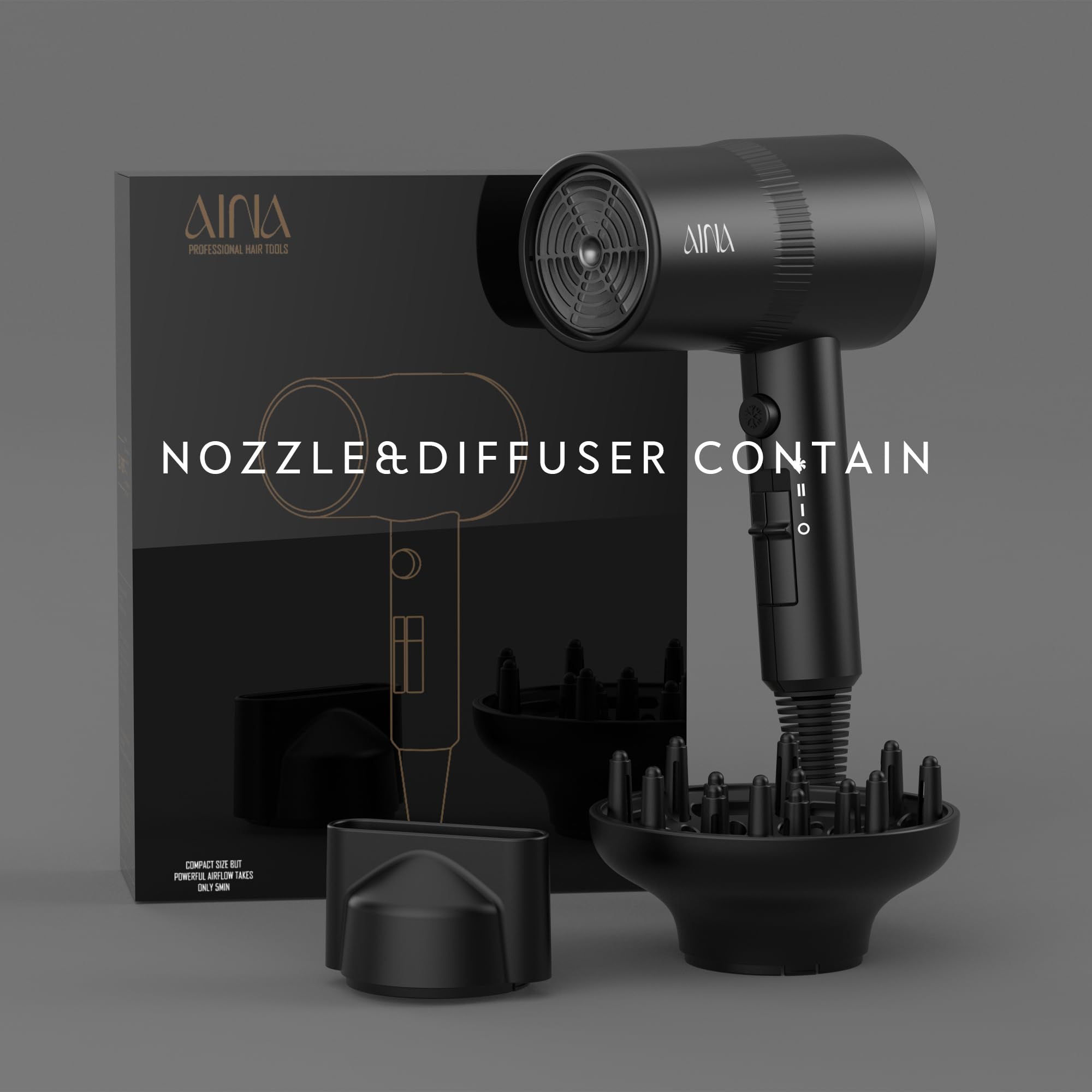 AINA cold shot button locks in style with a cool blast.