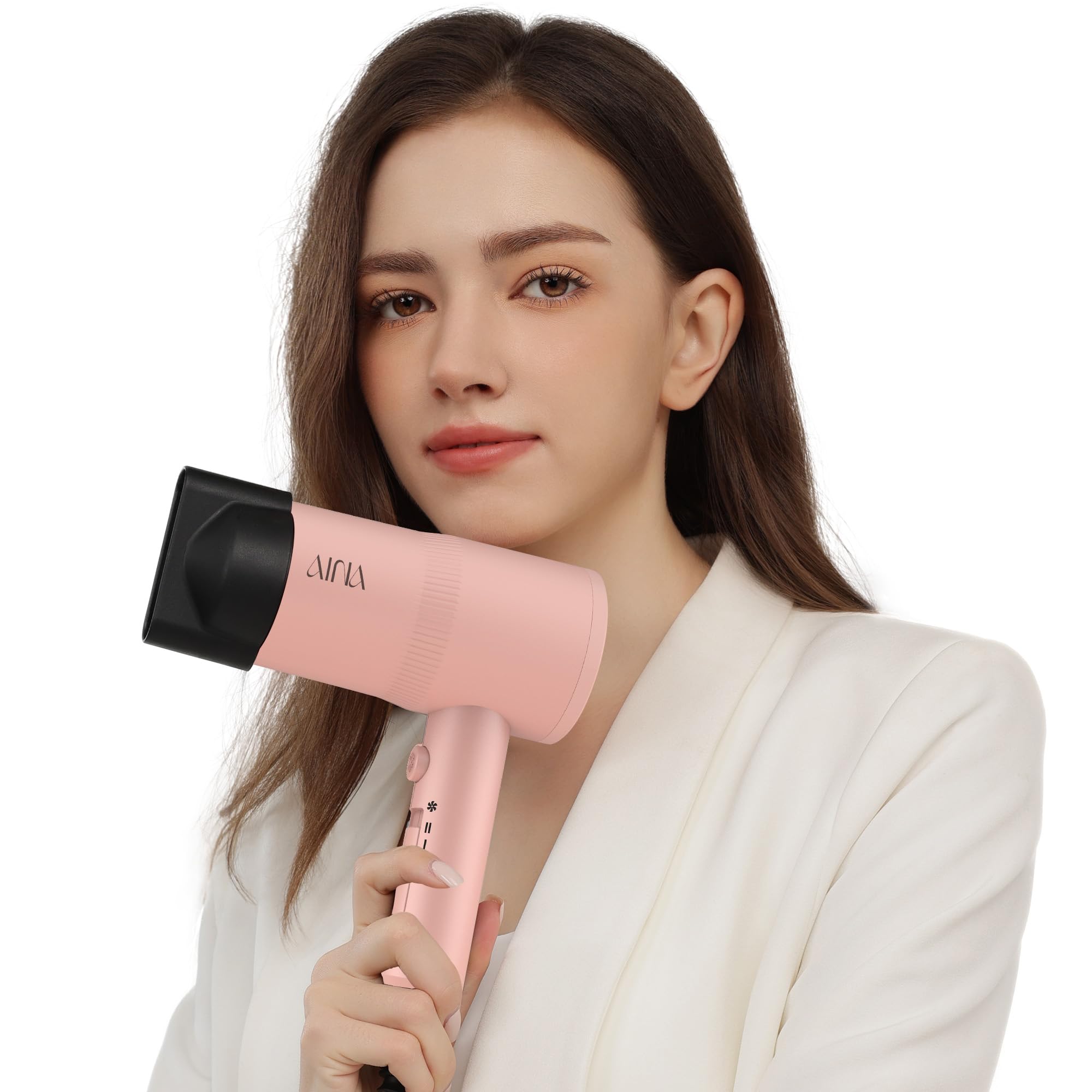 Babe pink color Aina hair dryer adds a stylish touch to routines