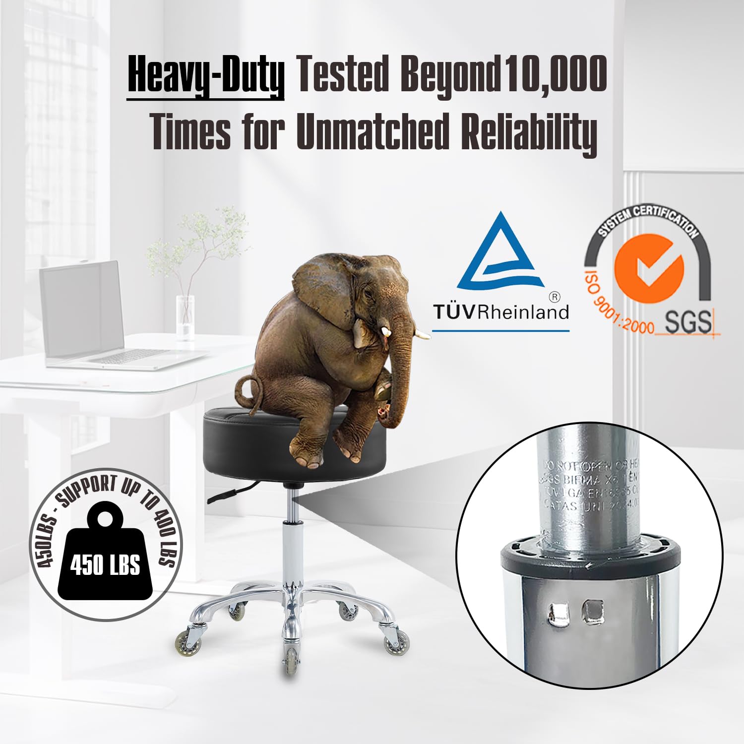 Ainilaily stool with quick assembly lets you start fast and easily.