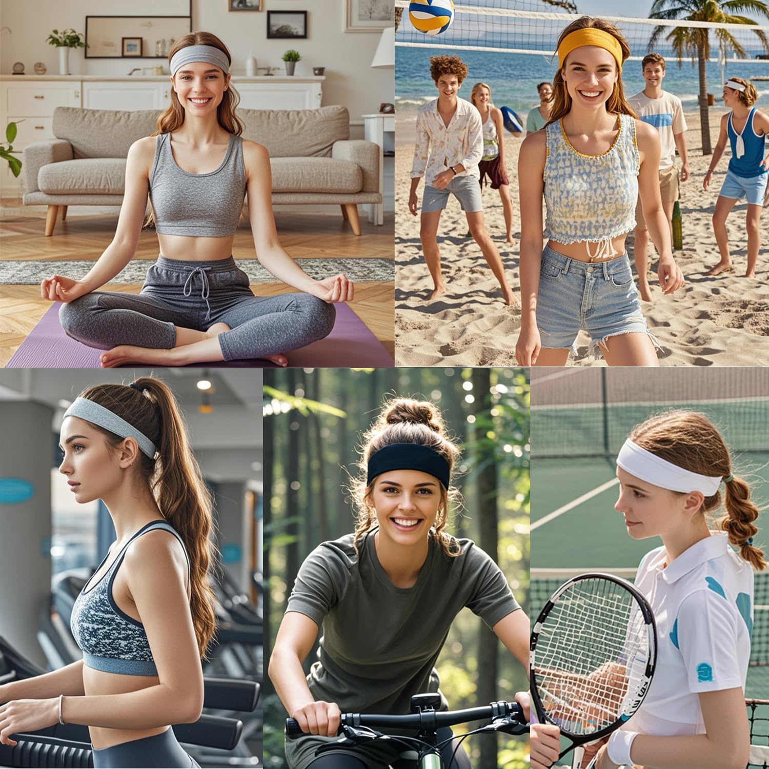 Ainitops headbands for makeup application keep hair away from the face.
