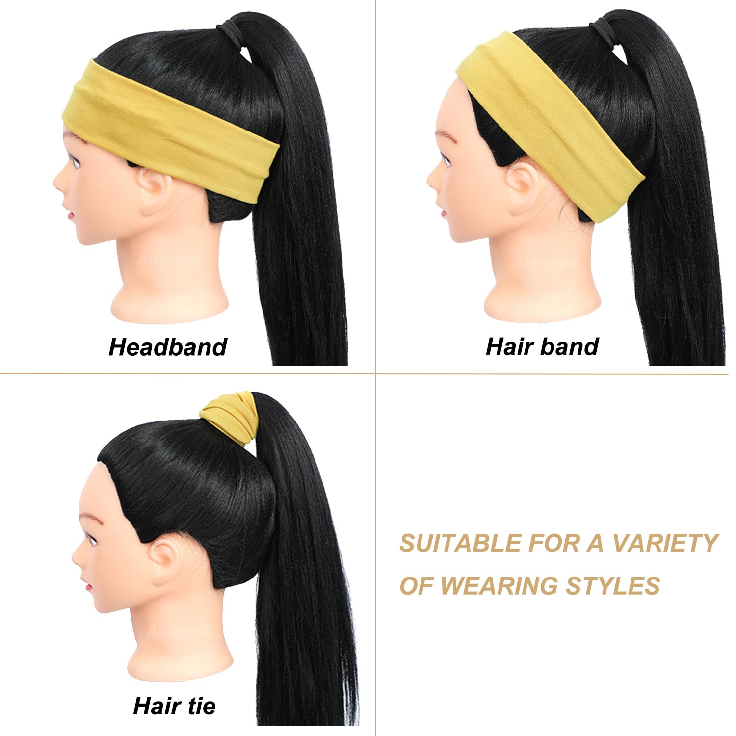 Ainitops headbands ideal for travel and outdoor activities.
