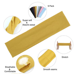 Ainitops sweat absorbing sports headbands keep your face dry during intense workouts.
