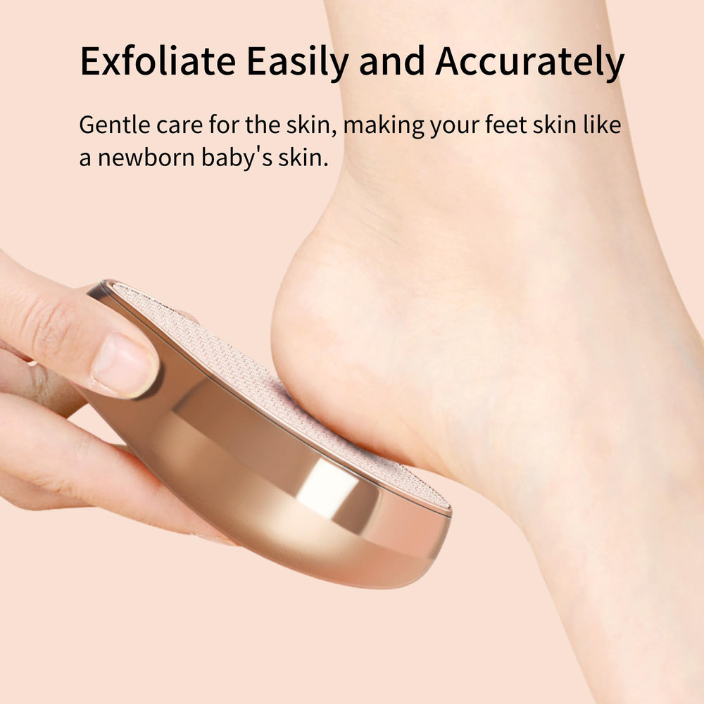 Ainio Nano Glass Foot File grip view, ergonomic handle for comfortable use