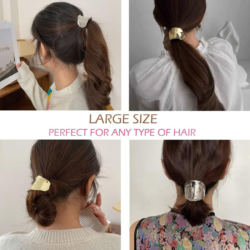 Ainvhh accesorio pelo frances oro sostiene coletas con estilo.