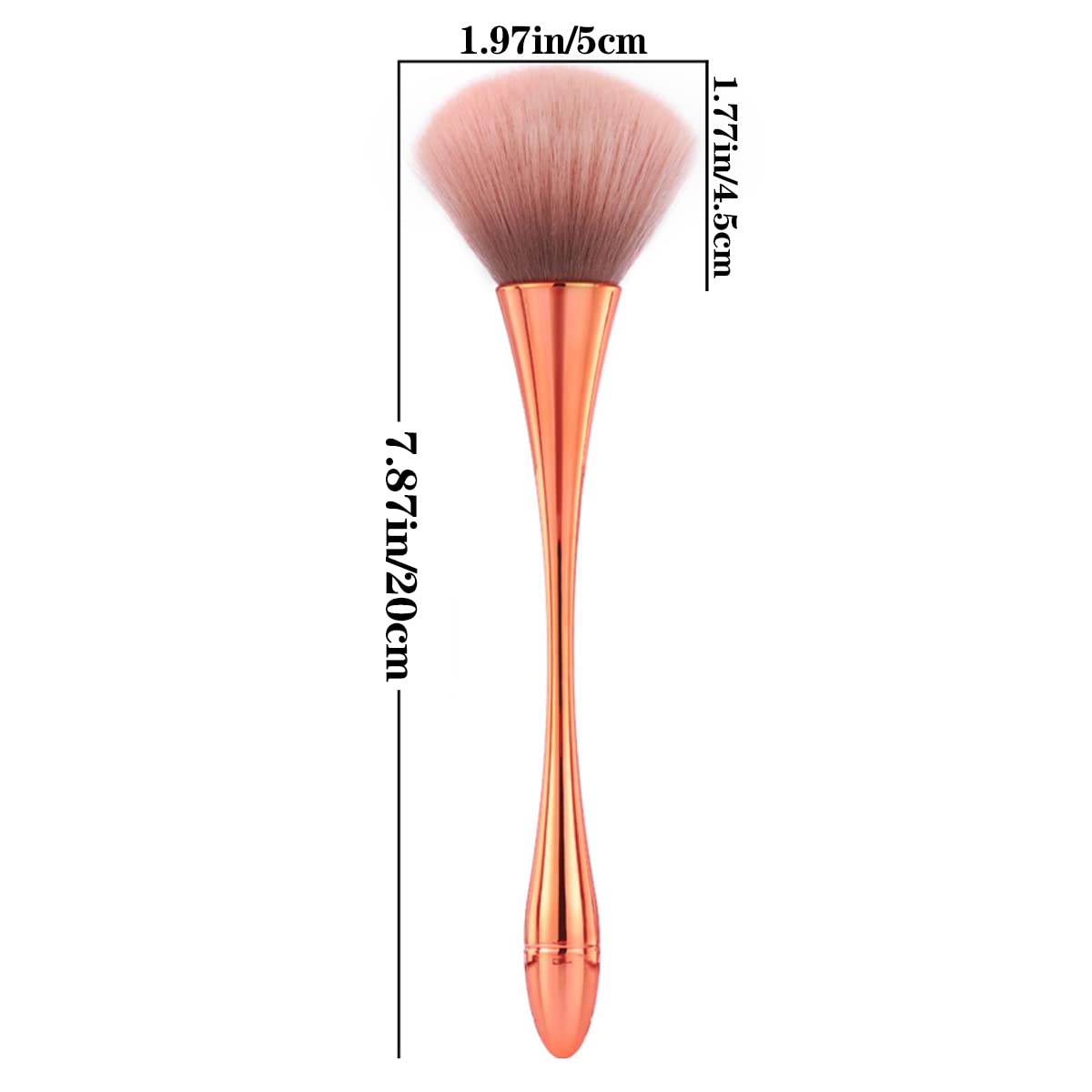 Ainvhh Acrylic Brush Cleaner bristles sweep away powder for a clean prep