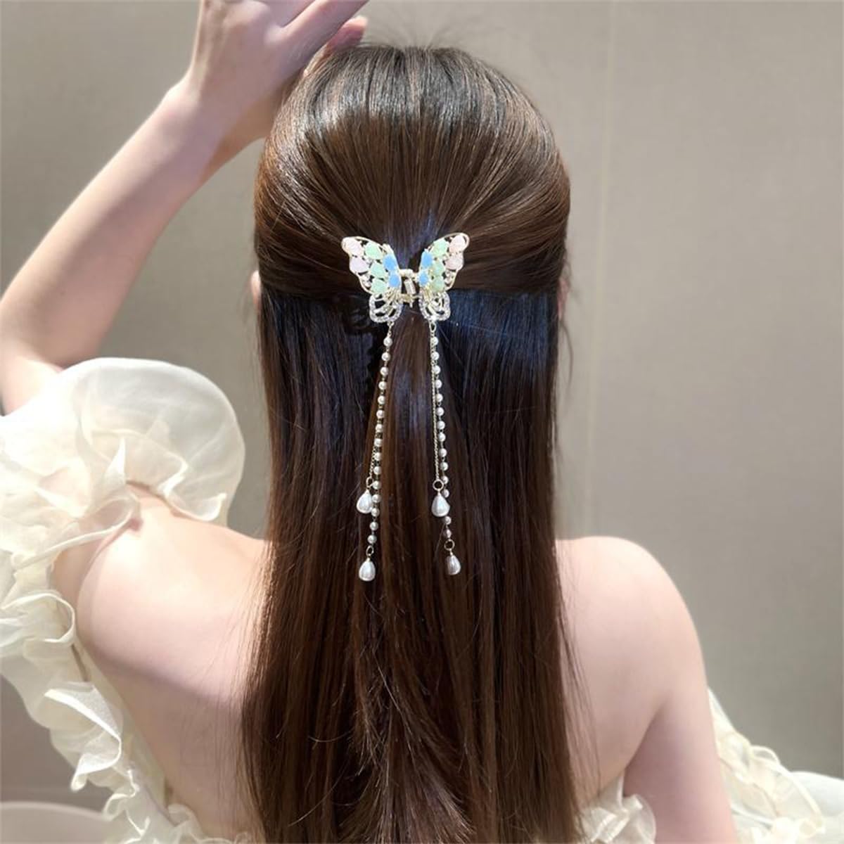 Ainvhh party ceremony hair accessory adds a touch of elegance