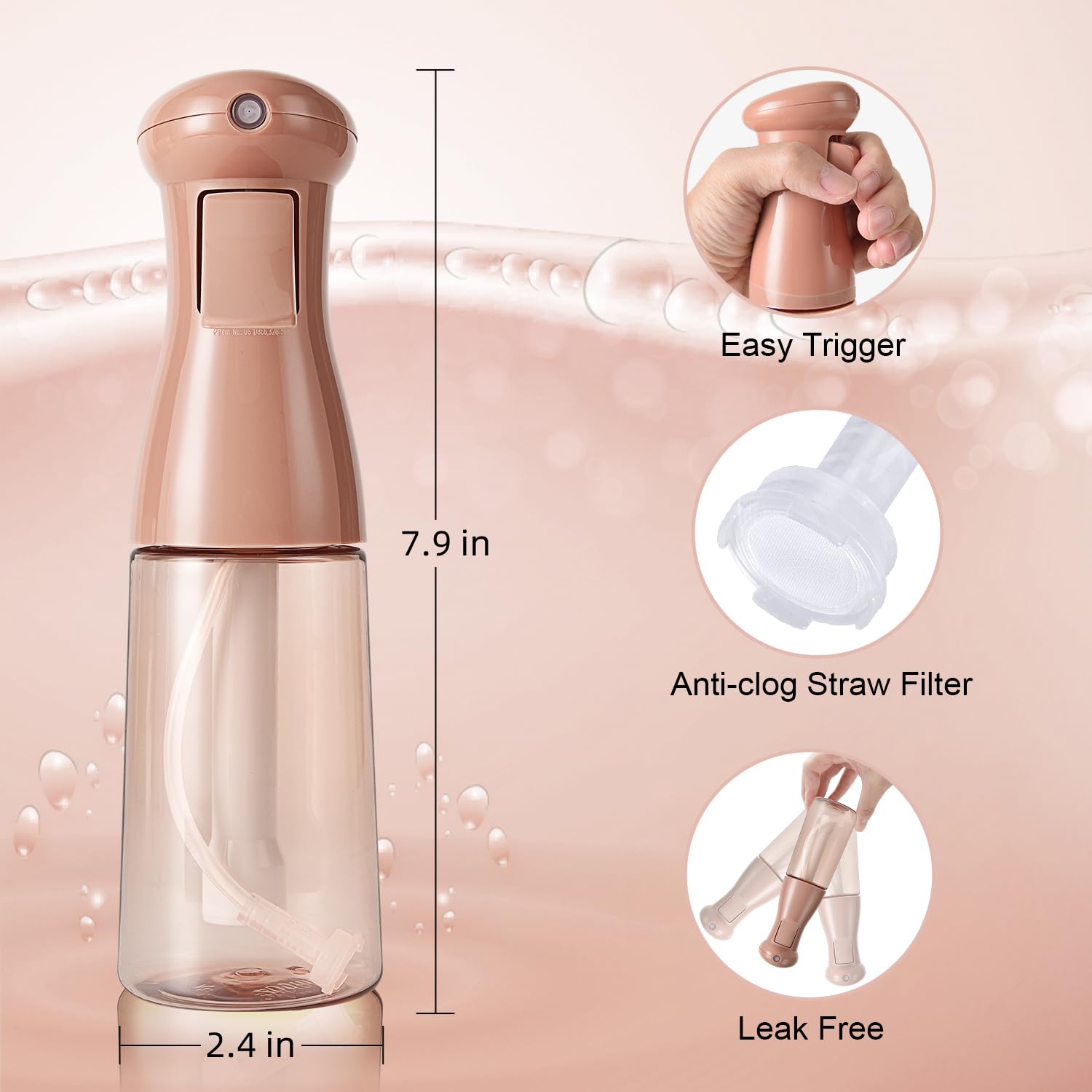 airbee hair perfume atomizer helps subtle fragrance during styling