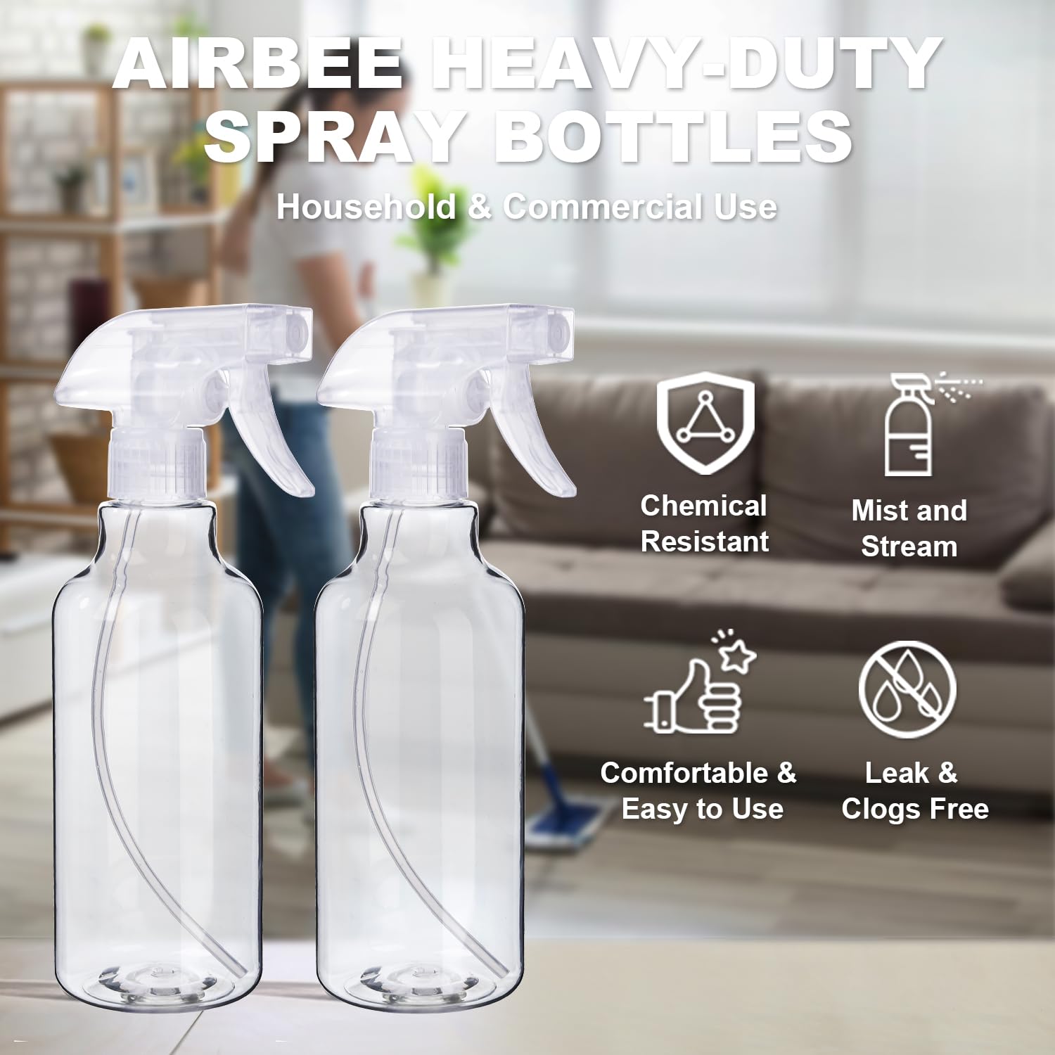 AirBee included funnel for easy filling and mess-free prep.