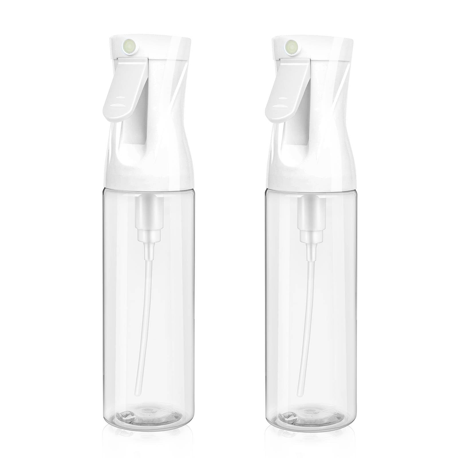 aireza 2-pack precision-ultra-fine-mist bottle for even coverage on hair and plants