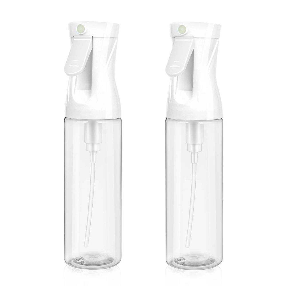 aireza 2-pack precision-ultra-fine-mist bottle for even coverage on hair and plants