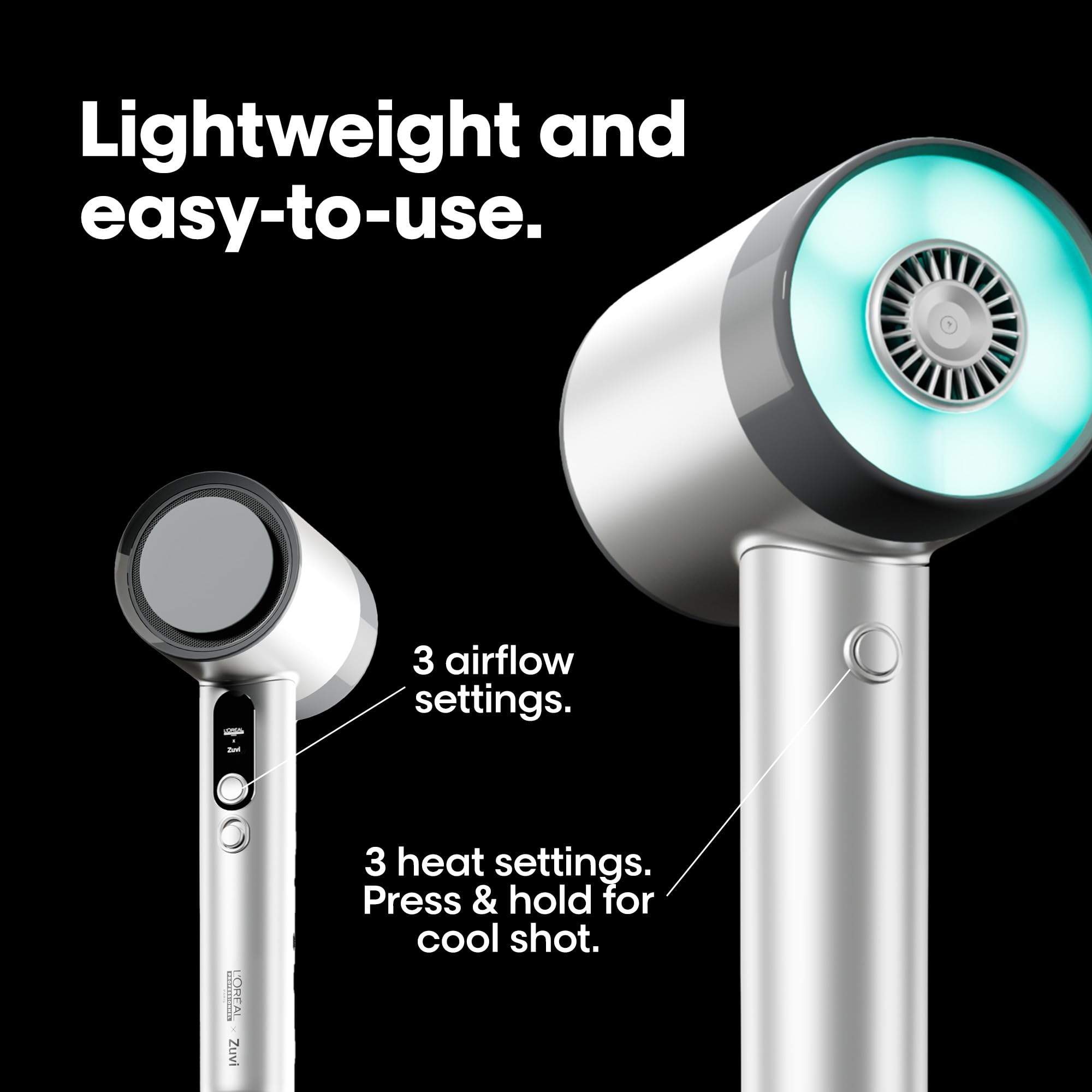 AirLight Pro RFID detects attachments to optimize temperature and airflow.