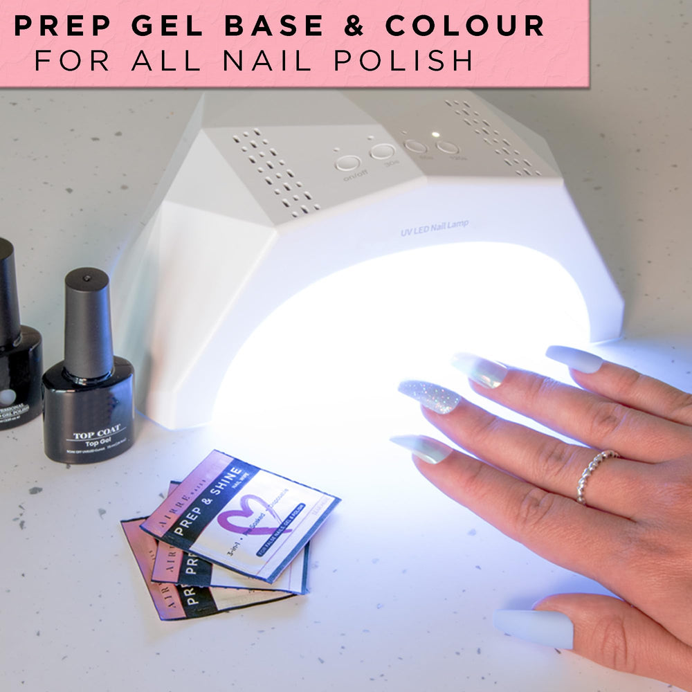 AIRRE NAILS Prep & Wipe: deshidratación de uñas para mejor adherencia