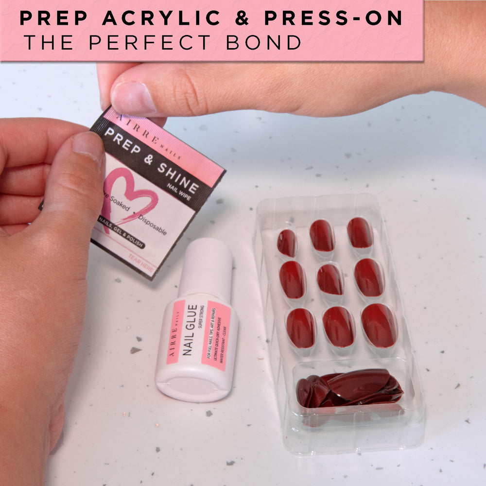 AIRRE NAILS Prep & Wipe: sin fibras ni pelusa durante manicura