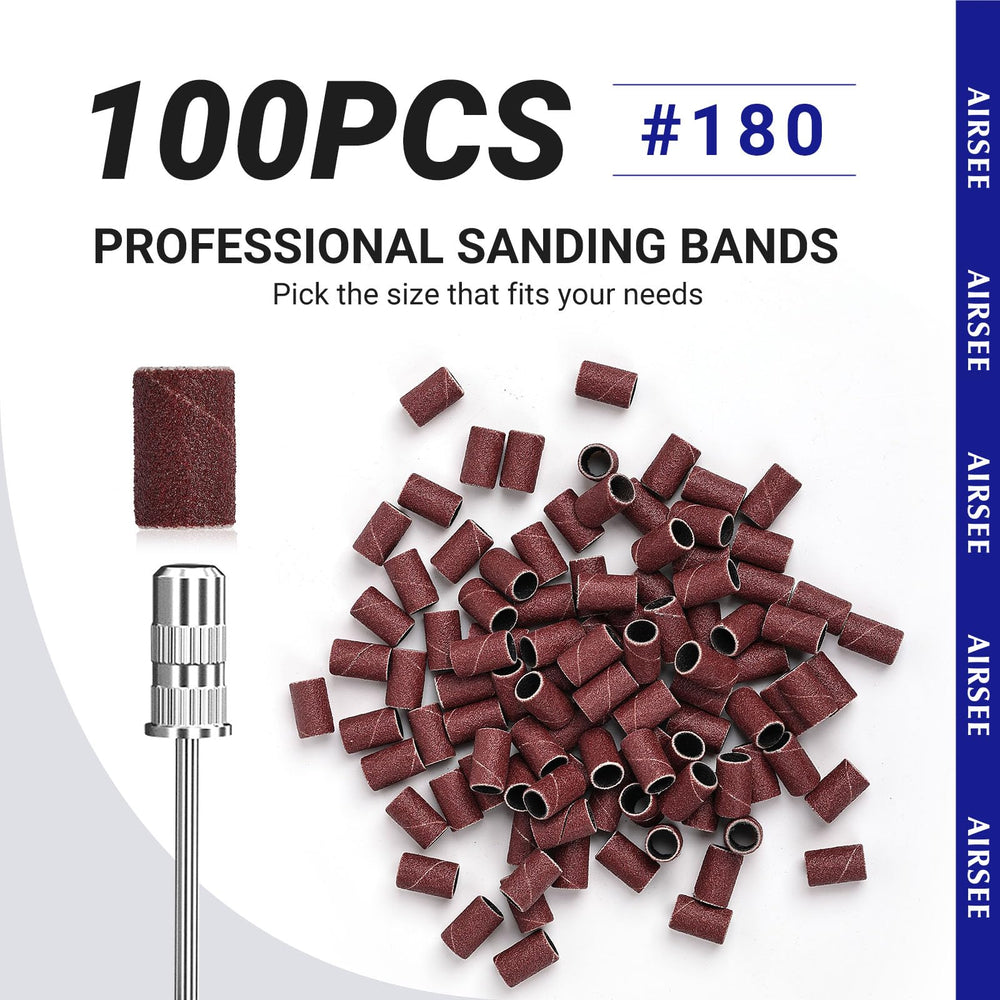 AirSee durable sanding bands made to withstand frequent salon use