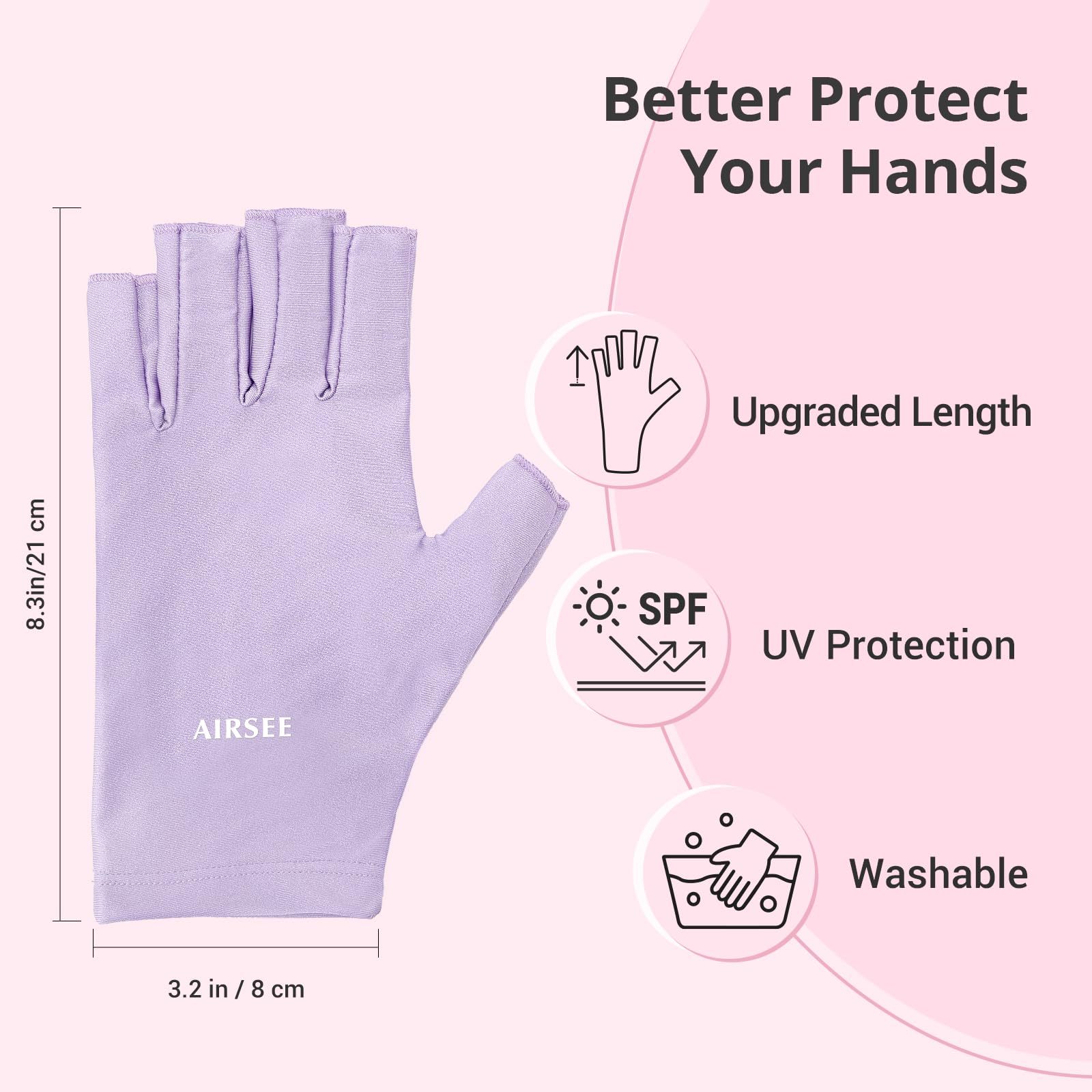 Uso multiusos para manicuras y actividades al aire libre.