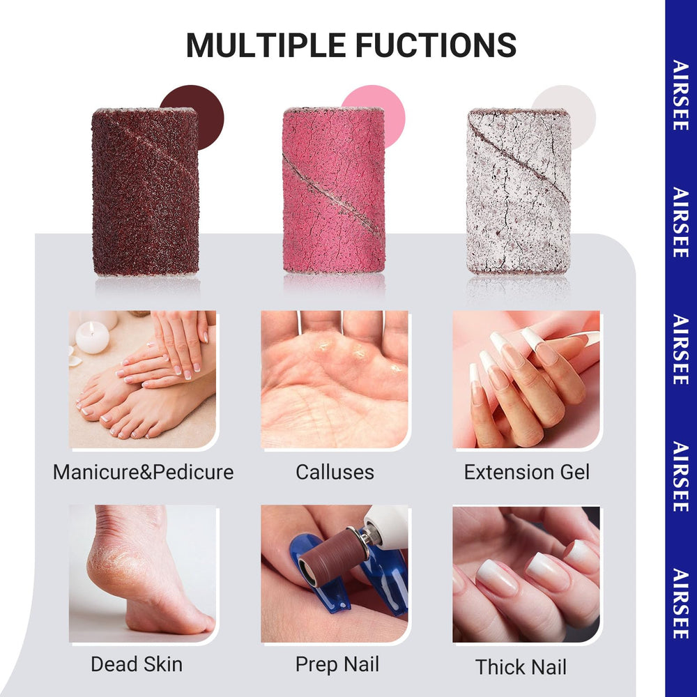 AirSee sanding bands suitable for multiple functions like grinding and polishing