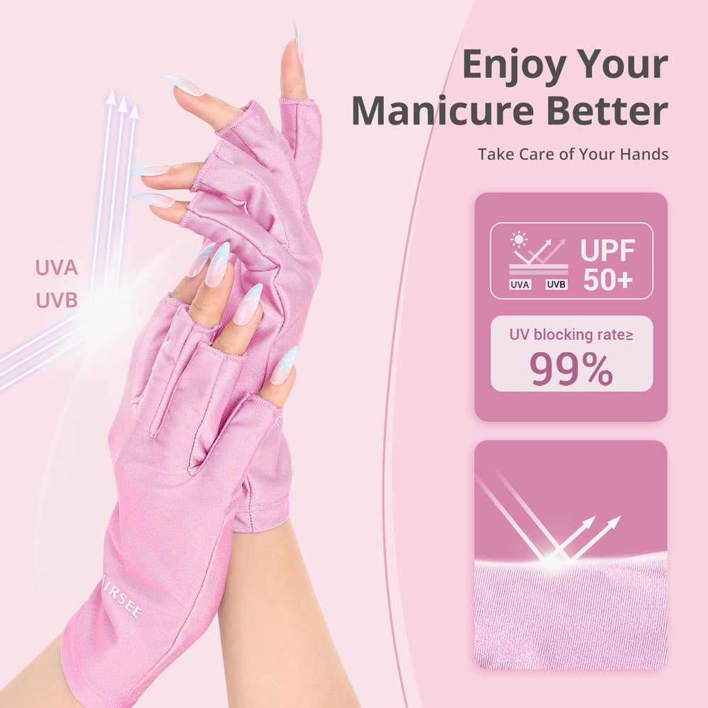 Soft nylon and lycra AIRSEE gloves deliver comfortable, breathable wear.