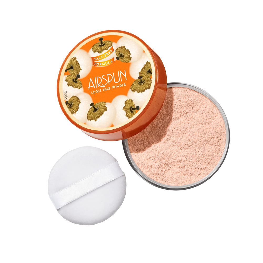 Airspun microspun cloudlike softness adds weightless elegance to makeup.